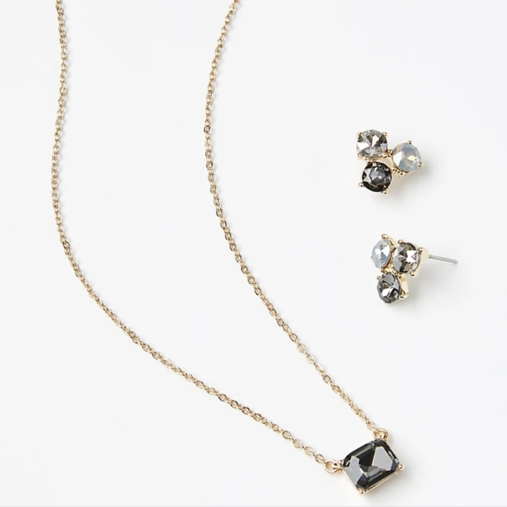 LOFT Earring and Necklace Set - Picture 2 of 8
